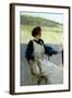 Portrait of Lady Outdoors-Vittorio Matteo Corcos-Framed Giclee Print