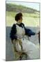 Portrait of Lady Outdoors-Vittorio Matteo Corcos-Mounted Giclee Print