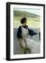 Portrait of Lady Outdoors-Vittorio Matteo Corcos-Framed Giclee Print