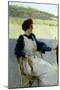 Portrait of Lady Outdoors-Vittorio Matteo Corcos-Mounted Giclee Print