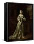 Portrait of Lady Philippina Staunton, Wife of Roelof Van Arkel, Lord of Burgst-Caspar Netscher-Framed Stretched Canvas