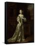 Portrait of Lady Philippina Staunton, Wife of Roelof Van Arkel, Lord of Burgst-Caspar Netscher-Framed Stretched Canvas