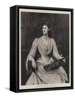 Portrait of Lady Skelmersdale-James Jebusa Shannon-Framed Stretched Canvas