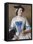 Portrait of Lady Tyrell-Jean-Etienne Liotard-Framed Stretched Canvas