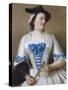 Portrait of Lady Tyrell-Jean-Etienne Liotard-Stretched Canvas