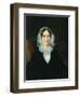 Portrait of Lady with Lacy Headdress (Possibly Sarah Hannah Butterfield), C.1845-null-Framed Giclee Print