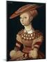 Portrait of Lady-Lucas the Elder Cranach-Mounted Giclee Print