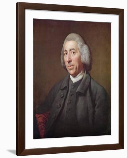 Portrait of Lancelot Capability Brown (1716-83)-Nathaniel Dance-Holland-Framed Giclee Print