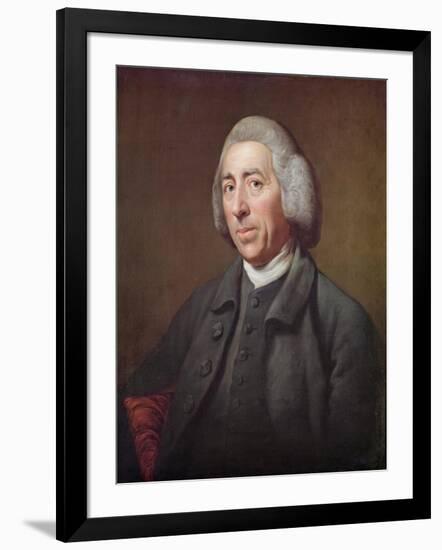 Portrait of Lancelot Capability Brown (1716-83)-Nathaniel Dance-Holland-Framed Giclee Print