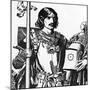 Portrait of Lancelot Du Lac, Illustration from 'The Story of the Champions of the round Table', 190-Howard Pyle-Mounted Giclee Print