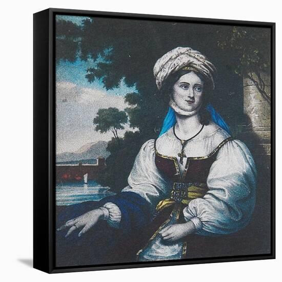 Portrait of Laskarina Bouboulina, 1830-Adam Friedel-Framed Stretched Canvas