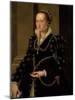 Portrait of Laudomia de Medici-Agnolo Bronzino-Mounted Giclee Print