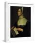 Portrait of Laura Battiferri, circa 1555-60-Agnolo Bronzino-Framed Giclee Print