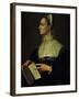 Portrait of Laura Battiferri, circa 1555-60-Agnolo Bronzino-Framed Giclee Print