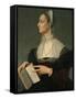 Portrait of Laura Battiferri-Agnolo Bronzino-Framed Stretched Canvas