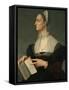 Portrait of Laura Battiferri-Agnolo Bronzino-Framed Stretched Canvas