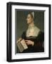 Portrait of Laura Battiferri-Agnolo Bronzino-Framed Giclee Print