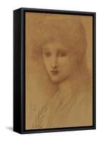 Portrait of Laura Lyttelton-Edward Burne-Jones-Framed Stretched Canvas