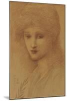 Portrait of Laura Lyttelton-Edward Burne-Jones-Mounted Giclee Print