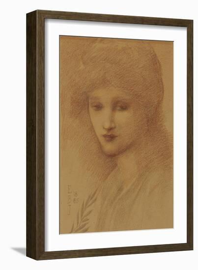 Portrait of Laura Lyttelton-Edward Burne-Jones-Framed Giclee Print