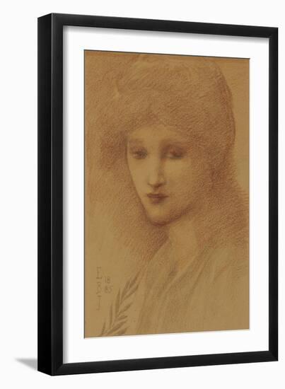 Portrait of Laura Lyttelton-Edward Burne-Jones-Framed Giclee Print