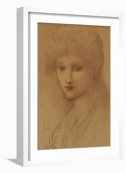 Portrait of Laura Lyttelton-Edward Burne-Jones-Framed Giclee Print