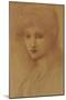 Portrait of Laura Lyttelton-Edward Burne-Jones-Mounted Giclee Print