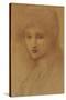 Portrait of Laura Lyttelton-Edward Burne-Jones-Stretched Canvas