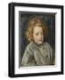 Portrait of Laura Theresa Epps (Lady Alma-Tadema) as a Child, 1860-John Brett-Framed Giclee Print