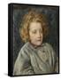 Portrait of Laura Theresa Epps (Lady Alma-Tadema) as a Child, 1860-John Brett-Framed Stretched Canvas