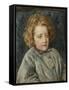 Portrait of Laura Theresa Epps (Lady Alma-Tadema) as a Child, 1860-John Brett-Framed Stretched Canvas