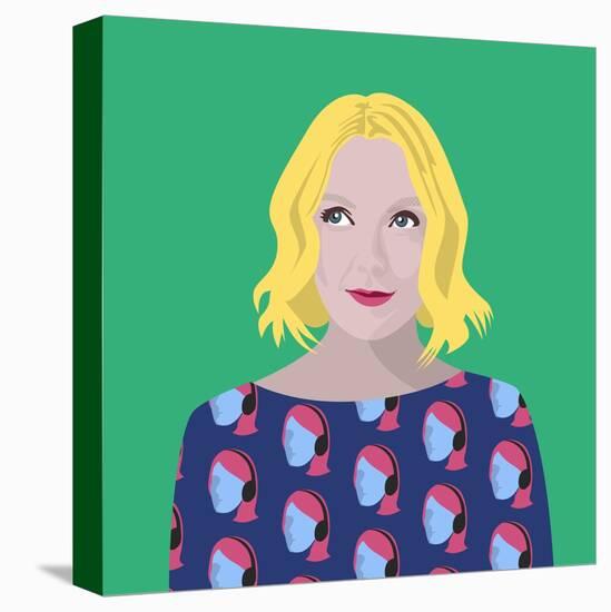 Portrait of Lauren Laverne-Claire Huntley-Stretched Canvas