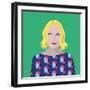 Portrait of Lauren Laverne-Claire Huntley-Framed Giclee Print