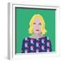 Portrait of Lauren Laverne-Claire Huntley-Framed Giclee Print