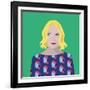 Portrait of Lauren Laverne-Claire Huntley-Framed Giclee Print