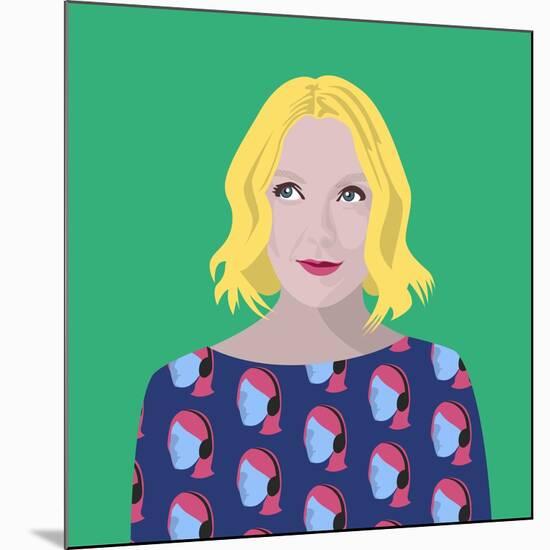 Portrait of Lauren Laverne-Claire Huntley-Mounted Giclee Print