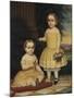 Portrait of Lavinia and Ella Simpson, c.1854-Lavinia Scholes Simpson-Mounted Giclee Print