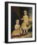 Portrait of Lavinia and Ella Simpson, c.1854-Lavinia Scholes Simpson-Framed Giclee Print