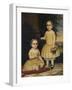 Portrait of Lavinia and Ella Simpson, c.1854-Lavinia Scholes Simpson-Framed Giclee Print