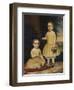 Portrait of Lavinia and Ella Simpson, c.1854-Lavinia Scholes Simpson-Framed Giclee Print