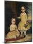 Portrait of Lavinia and Ella Simpson, c.1854-Lavinia Scholes Simpson-Mounted Giclee Print