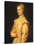 Portrait of Lavinia Vecellio or Young Woman-Titian (Tiziano Vecelli)-Stretched Canvas