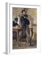 Portrait of Lawyer Bongiovanni-Giovanni Fattori-Framed Giclee Print