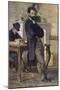 Portrait of Lawyer Bongiovanni-Giovanni Fattori-Mounted Giclee Print
