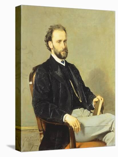 Portrait of Lawyer Claudio Comotto, 1865-Giovanni Boldini-Stretched Canvas