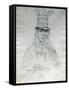 Portrait of Lawyer Hal-Hal-Tlostsot Head Chief of the Nez Perce Tribe-Gustav Sohon-Framed Stretched Canvas