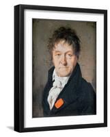 Portrait of Lazare Nicolas Marguerite Carnot-Louis Leopold Boilly-Framed Giclee Print