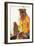 Portrait of Lazy Boy, a Blackfeet Medicine Man-Lantern Press-Framed Art Print