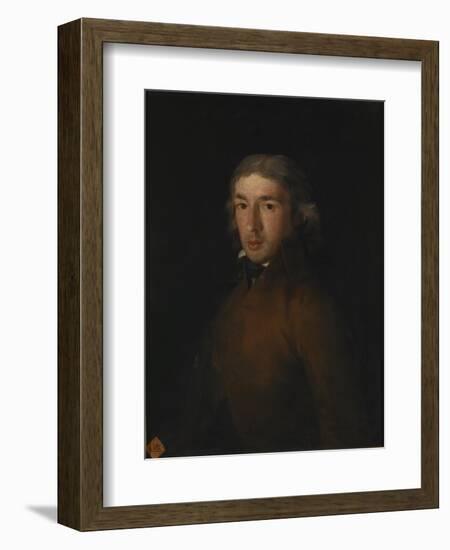 Portrait of Leandro Fernández De Moratín-Francisco de Goya-Framed Giclee Print