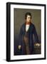 Portrait of Leconte De Lisle (1818-189)-Jean-François Millet-Framed Giclee Print